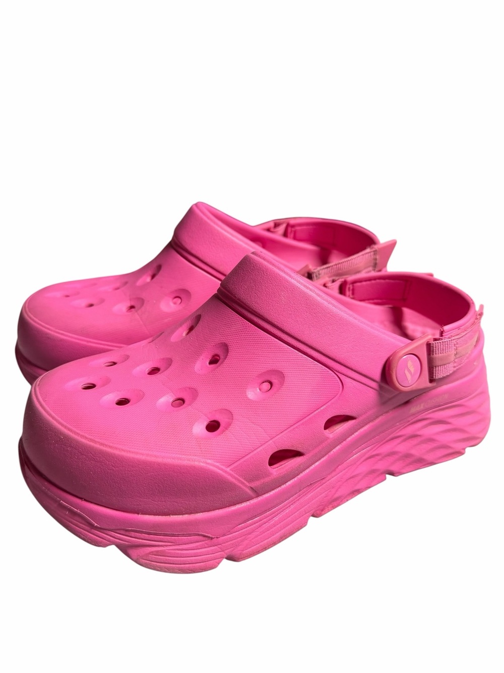 Women’s Neon Pink Clog Sandals 7